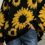 Jaana – paksu jacquard-neulepaita