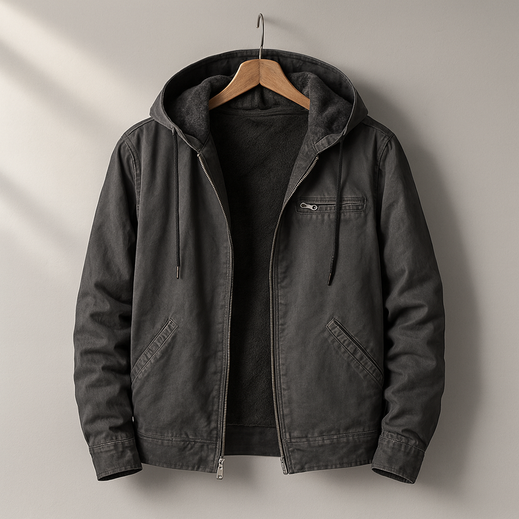 FLEECE-VUORELLINEN TAKKI MIEHILLE
