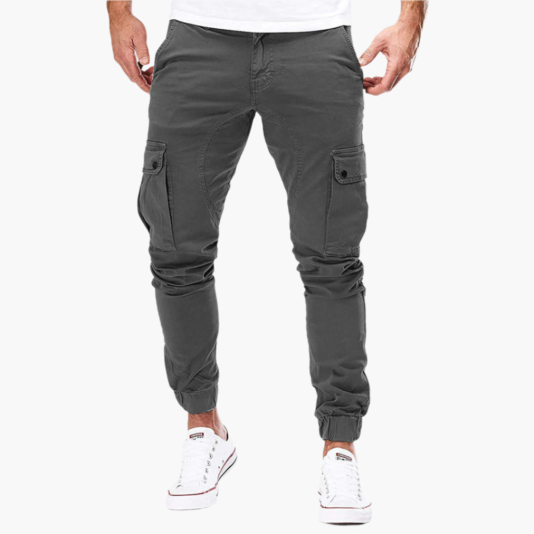 Tomáš – Miesten Cargo Jogginghousut – Modernit Streetwear Vapaa-ajan Housut Taskuilla ja Joustavalla Vyötäröllä, Ulko- ja Jokapäiväiseen Käyttöön