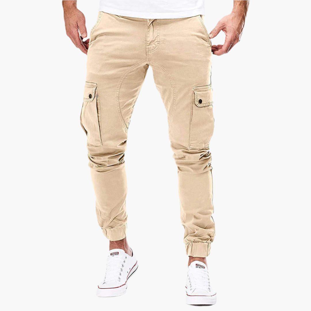 Tomáš – Miesten Cargo Jogginghousut – Modernit Streetwear Vapaa-ajan Housut Taskuilla ja Joustavalla Vyötäröllä, Ulko- ja Jokapäiväiseen Käyttöön