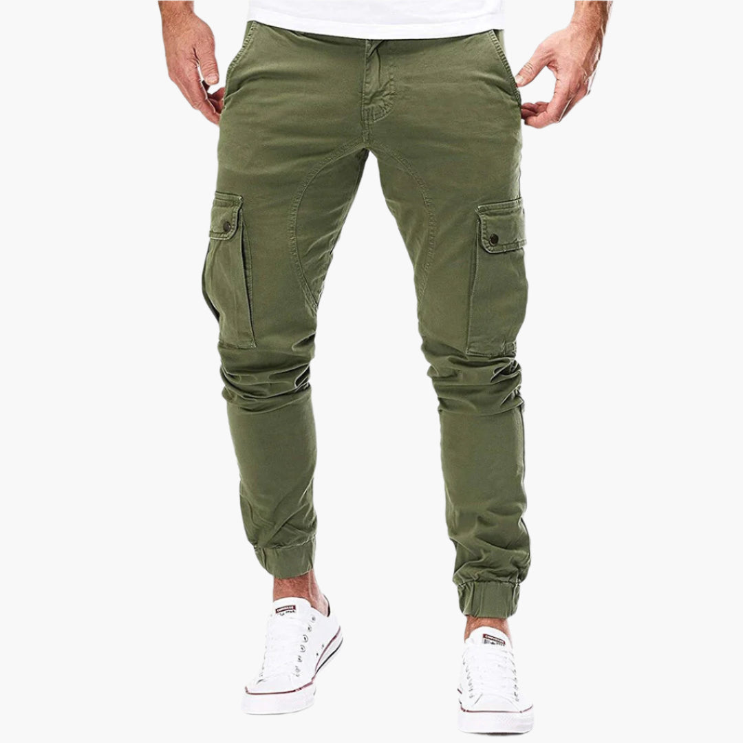 Tomáš – Miesten Cargo Jogginghousut – Modernit Streetwear Vapaa-ajan Housut Taskuilla ja Joustavalla Vyötäröllä, Ulko- ja Jokapäiväiseen Käyttöön