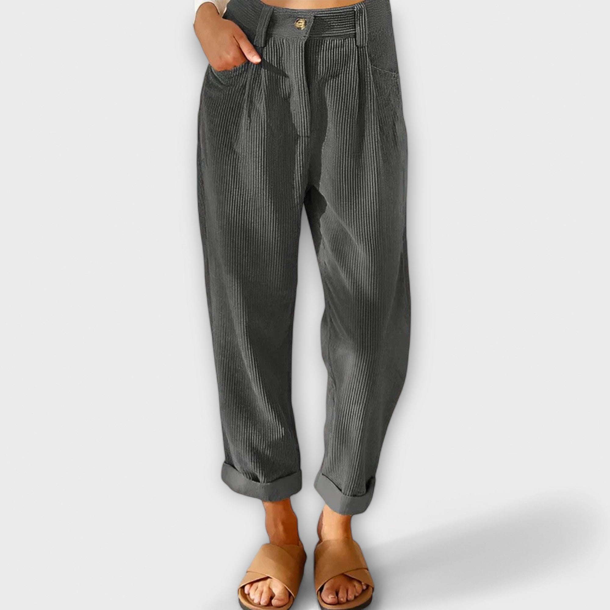 Jana - Modernit corduroy-housut