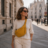 Luce | Ocher-Colored Shoulder Bag