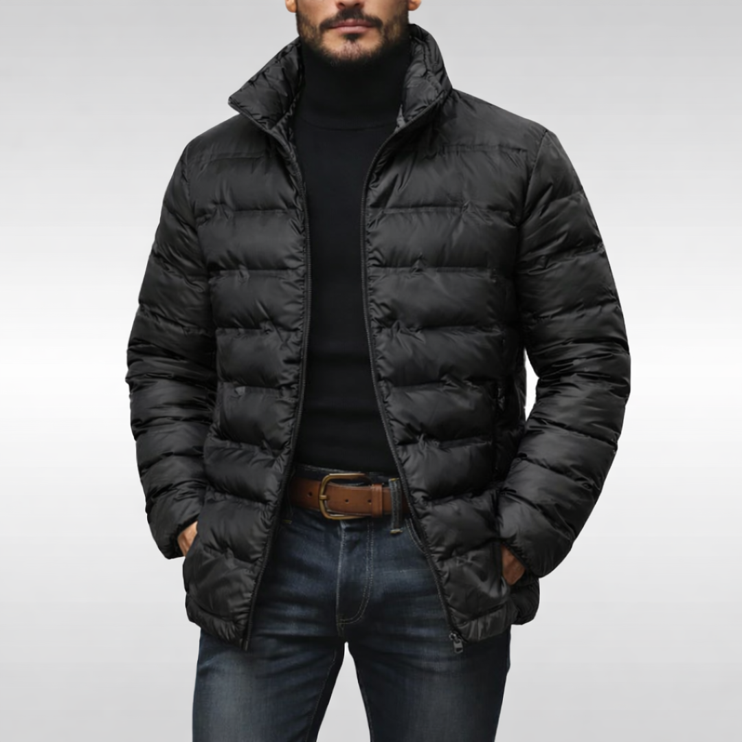 LÄMMIN JA ELEGANTTI TÄYTTÖTAKKI MIEHILLE