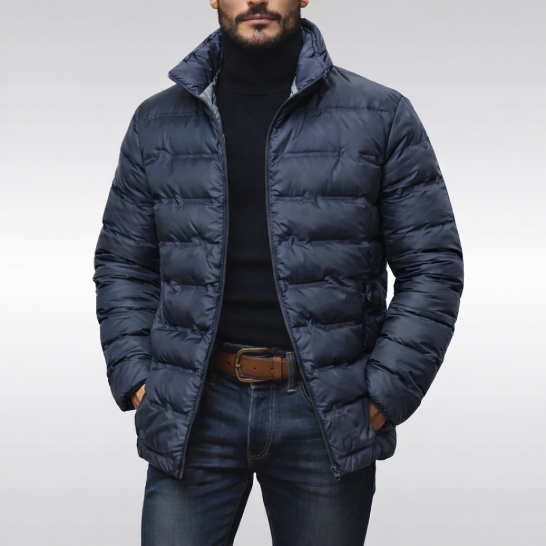 LÄMMIN JA ELEGANTTI TÄYTTÖTAKKI MIEHILLE