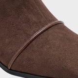 Damen Ankle Boots | Karree-Spitze & Absatz