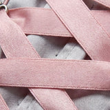 Damen Dirndlkleid | Rosa Schnürung & Blumenschürze