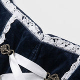 Damen Dirndlkleid | Schnürdetail & Kontrastschürze