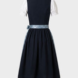 Damen Dirndlkleid | Schnürdetail & Kontrastschürze