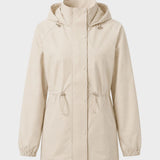 Damen Kapuzenjacke | Taillenzug & Fronttaschen