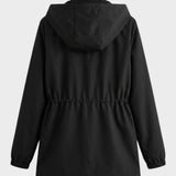 Damen Kapuzenjacke | Taillenzug & Fronttaschen