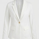 Damen Taillierter Blazer | Reverskragen & Knopfdetail