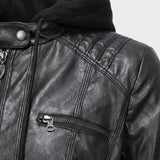 Damen Taillierte Jacke | Kapuze & Paneldetails