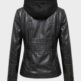 Damen Taillierte Jacke | Kapuze & Paneldetails