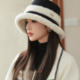 Elegantti Musta Monikäyttöinen Lämmin Fleece-hattu
