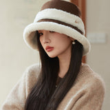 Elegantti Musta Monikäyttöinen Lämmin Fleece-hattu