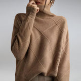 Elli – villainen pooloneule argyle-kuviolla