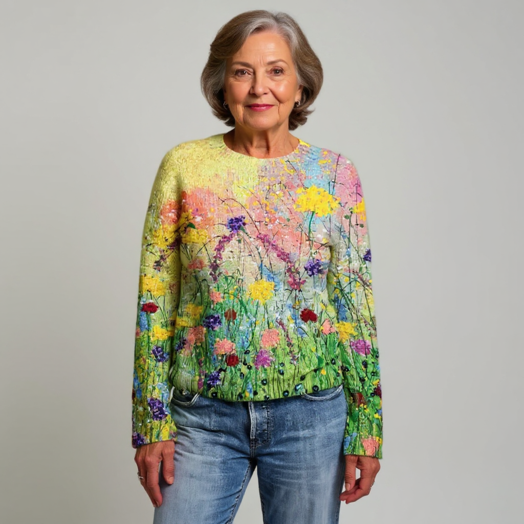 Bettina – vintage-henkinen neulepusero