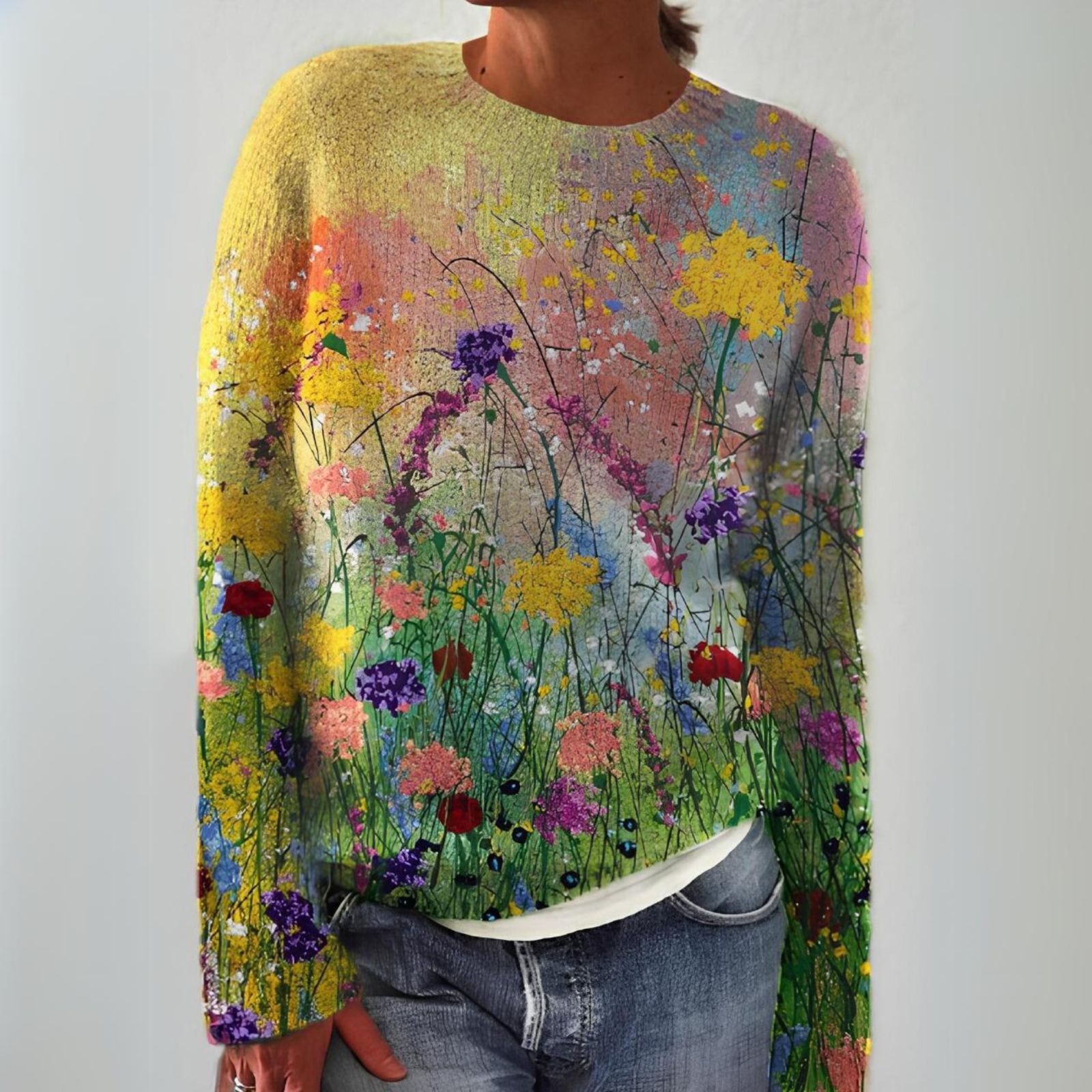 Bettina – vintage-henkinen neulepusero