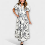 Eliza - Maxi-mekko klassisella kuviolla