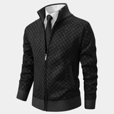 WAFFLE ZIP CARDIGAN MIEHILLE