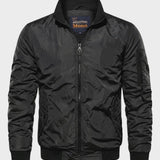 Bomberjacke Herren mit Reißverschluss und Stehkragen