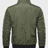 Bomberjacke Herren mit Reißverschluss und Stehkragen