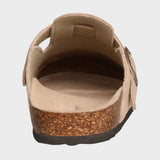 Damen Clogs Pantoletten mit Schnalle geschlossen
