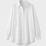 Bluse Damen Hemdbluse Langarm mit Kragen