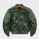 Bomberjacke Herren Fliegerjacke mit Reißverschluss