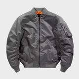 Bomberjacke Herren Fliegerjacke mit Reißverschluss