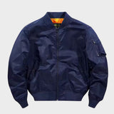 Bomberjacke Herren Fliegerjacke mit Reißverschluss