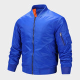 Bomberjacke Herren Fliegerjacke mit Reißverschluss