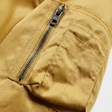 Bomberjacke Herren Fliegerjacke mit Reißverschluss