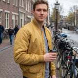 Bomberjacke Herren Fliegerjacke mit Reißverschluss