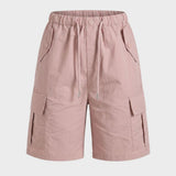 Damen Cargo Shorts mit elastischem Bund