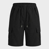 Damen Cargo Shorts mit elastischem Bund