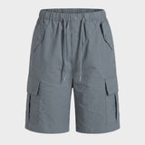 Damen Cargo Shorts mit elastischem Bund