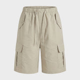 Damen Cargo Shorts mit elastischem Bund