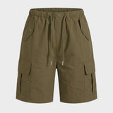 Damen Cargo Shorts mit elastischem Bund