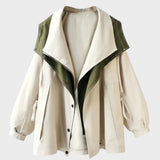 Damen Jacke mit Kapuze und Reißverschluss