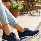 Damen Glitzer Sneaker | Mesh