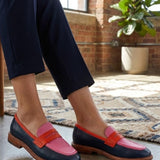 Damen Loafer mit Runder Spitze | Flach