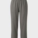Damen Leinen Hose | 7/8 Loose