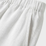 Damen Leinen Hose | 7/8 Loose