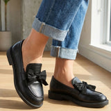 Damen Slip On Loafer | Schleifenverzierung