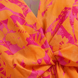 Damen Floral Minikleid | Kimono