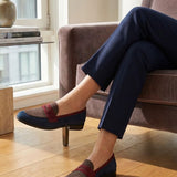 Damen Loafer mit Runder Spitze | Niedriger Absatz