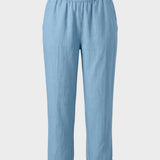 Damen Leinen Hose | 7/8 Loose