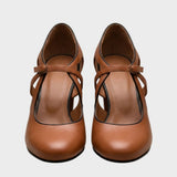 Damen Mary Jane Heels | Riemchen
